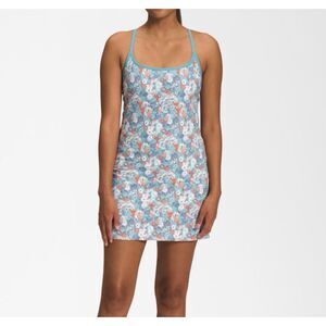 The North Face Women’s Arque Hiking Dress Reef Waters Wild Daisy Print Medium